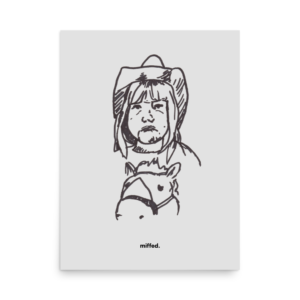 miffed kid (print)