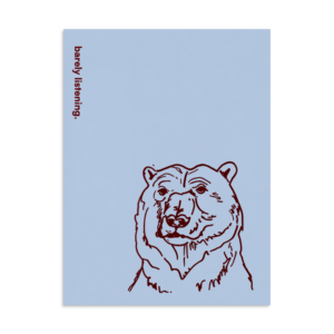 barely listening (print)